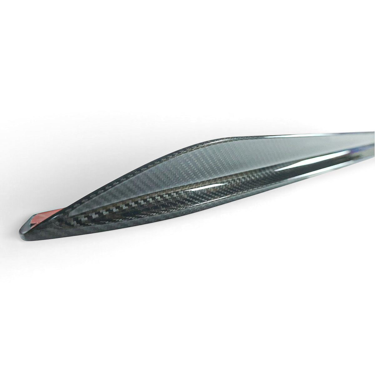 Carbon Corp. BMW 3-Series G20 M Performance style side skirt in high-gloss carbon fibre with a sleek aerodynamic design.