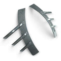 Carbon Corp. BMW M2 G87 carbon fibre rear wheel arch trim set with a glossy finish and aerodynamic MP style design.