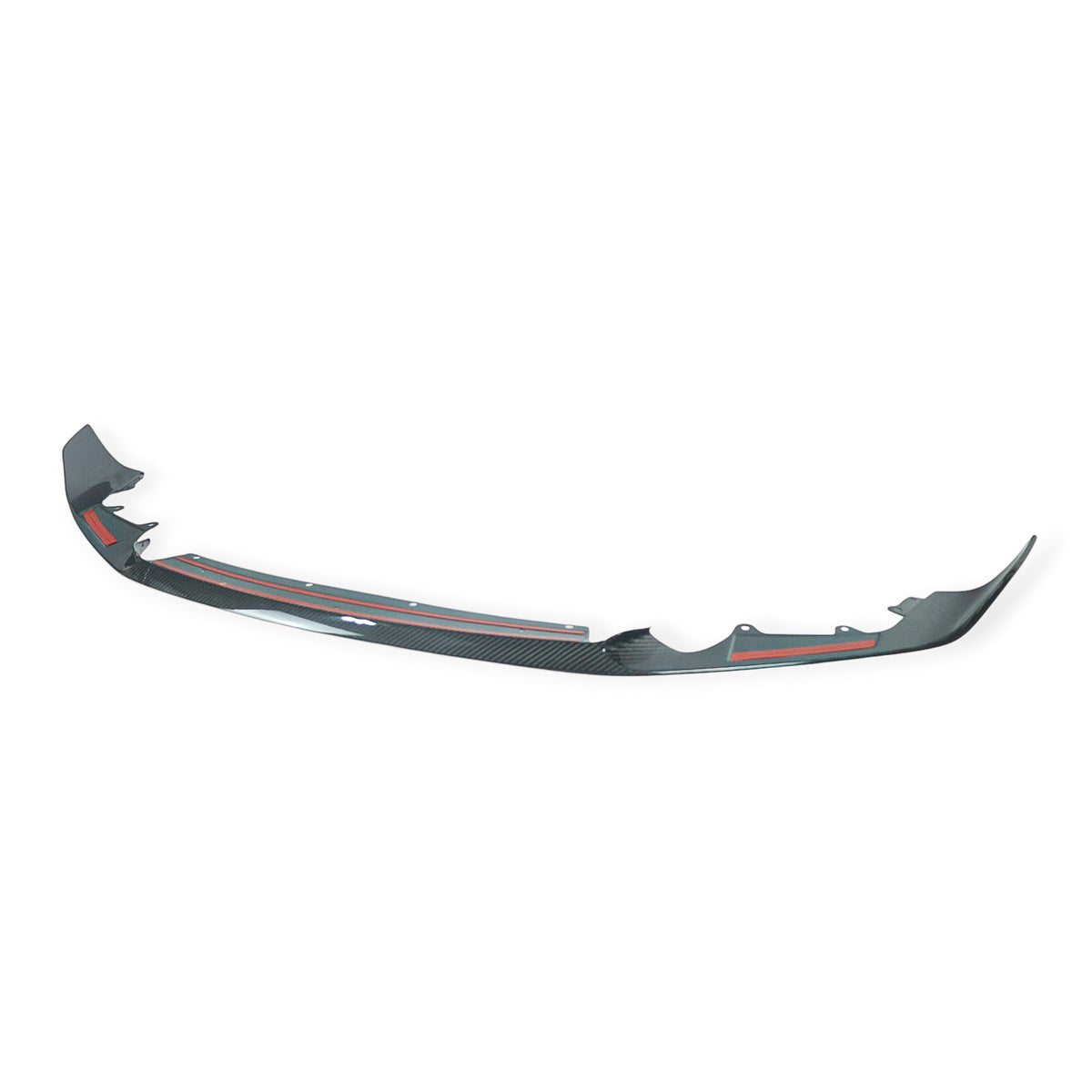 Carbon Corp. M Performance style carbon fibre front splitter for BMW M2 F87 with a glossy UV-resistant finish.