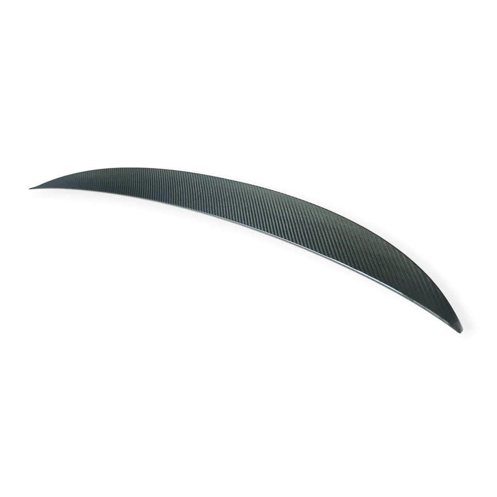 Carbon Corp. M Performance style carbon fibre lip spoiler for BMW F87 and F22 with a high-gloss finish.