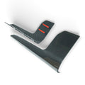 Carbon Corp. BMW M2 G87 carbon fibre side skirt winglets with a high-gloss finish and adhesive backing.