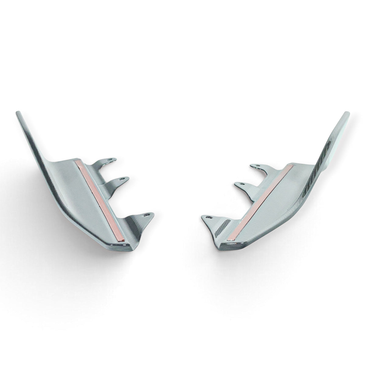 Carbon Corp. M Performance style carbon fiber side skirt winglets for BMW M2 F87 with high-gloss finish