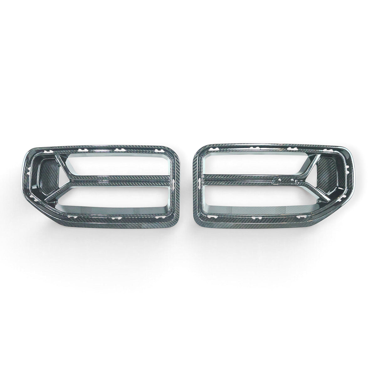 Carbon Corp. CSL style carbon fibre front grille for BMW M2 G87 with minimalist open-bar design and glossy finish