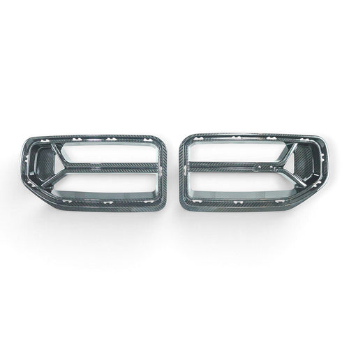 Carbon Corp. CSL style carbon fibre front grille for BMW M2 G87 with minimalist open-bar design and glossy finish
