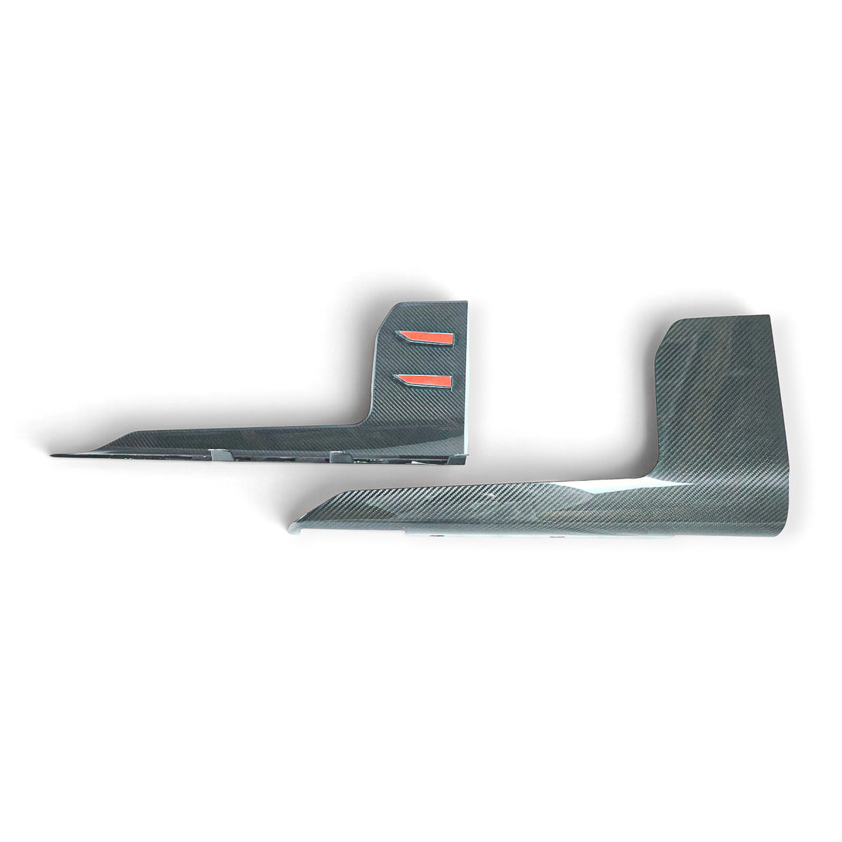 Carbon Corp. BMW M2 G87 carbon fibre M Performance style side skirt winglets with high-gloss finish
