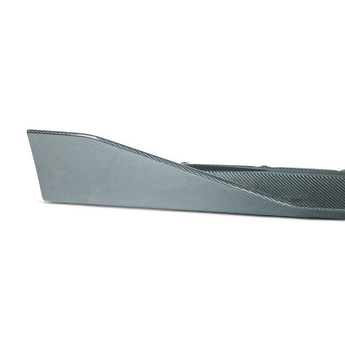Carbon Corp. MP style carbon fibre side skirt for BMW M4 G82 with high-gloss finish and rear winglet detail