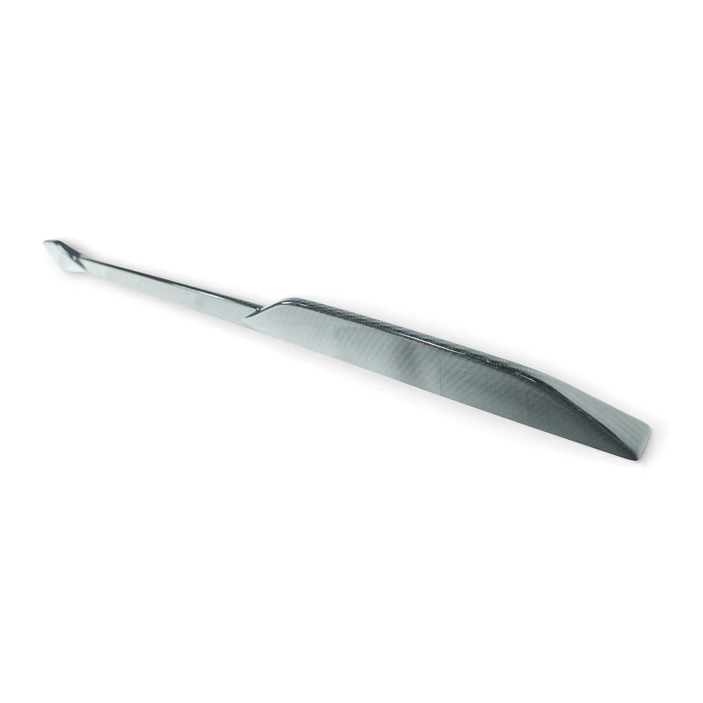 Carbon Corp. MP style carbon fibre lip spoiler for BMW G82 M4 and G22 4-Series with a high-gloss finish.