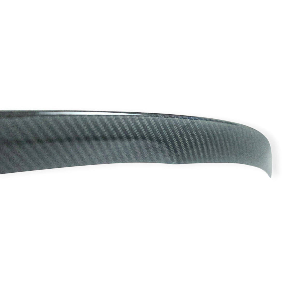 Carbon Corp. M Performance style carbon fibre rear lip spoiler for BMW G20 and G80 with a glossy UV-resistant finish.