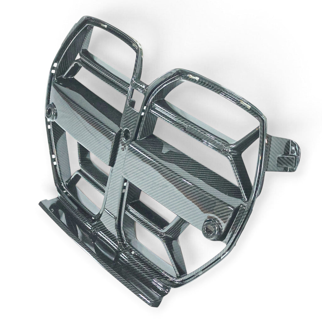 Carbon Corp. CSL style carbon fibre front grille for BMW M3 G80 and M4 G82 with high-gloss finish