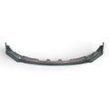 Carbon Corp. V-style carbon fibre front splitter for BMW M3 G80 and M4 G82 with a high-gloss finish.