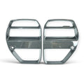 Carbon Corp. V Style carbon fibre front grille for BMW M3 G80 and M4 G82 with integrated ACC radar module cutout.